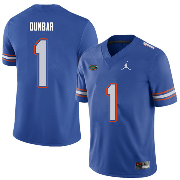 Jordan Brand Men #1 Quinton Dunbar Florida Gators College Football Jerseys Sale-Royal